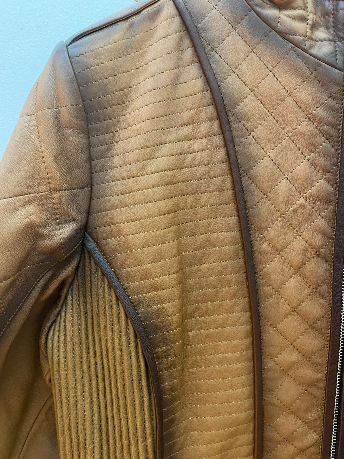 M306COC - Cuadra maple western lambskin jacket for women