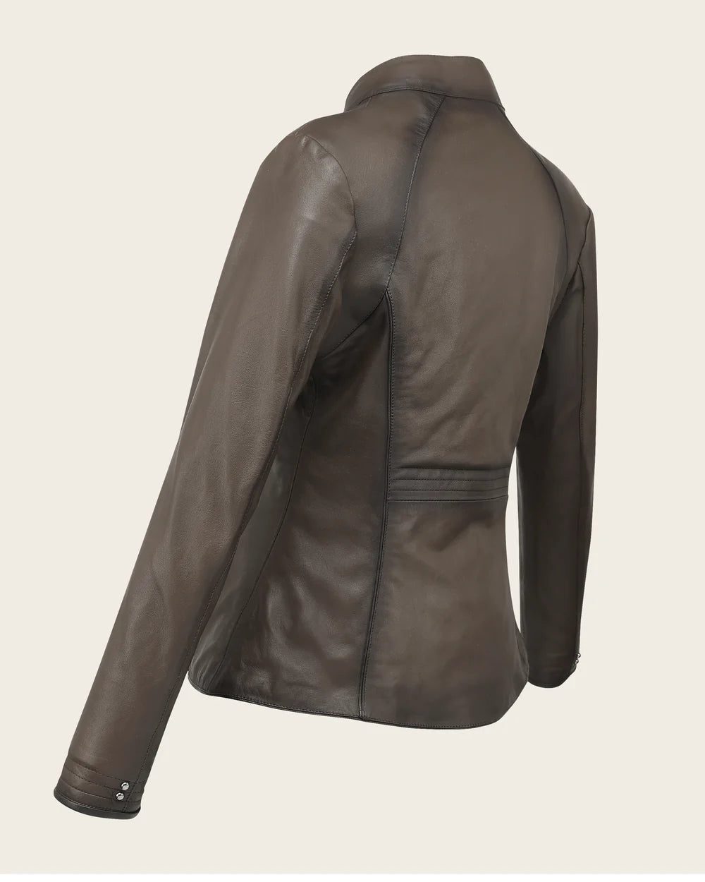 M386BOB - Cuadra Honey Quilted Ovine Leather Moto Jacket for Women
