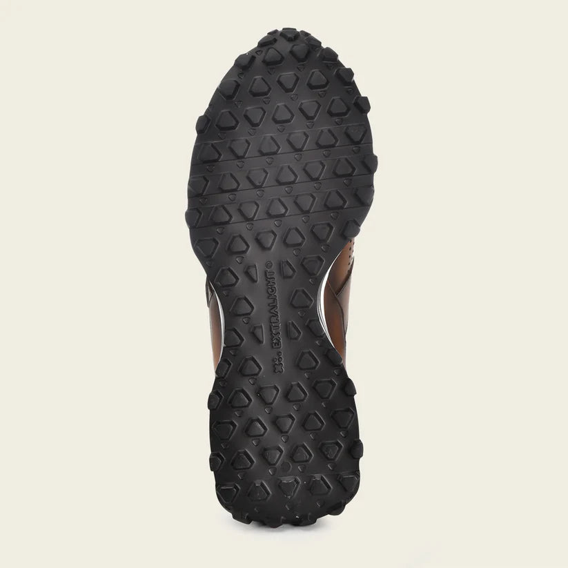 M48CWTV - Cuadra almond caiman leather sneakers for men