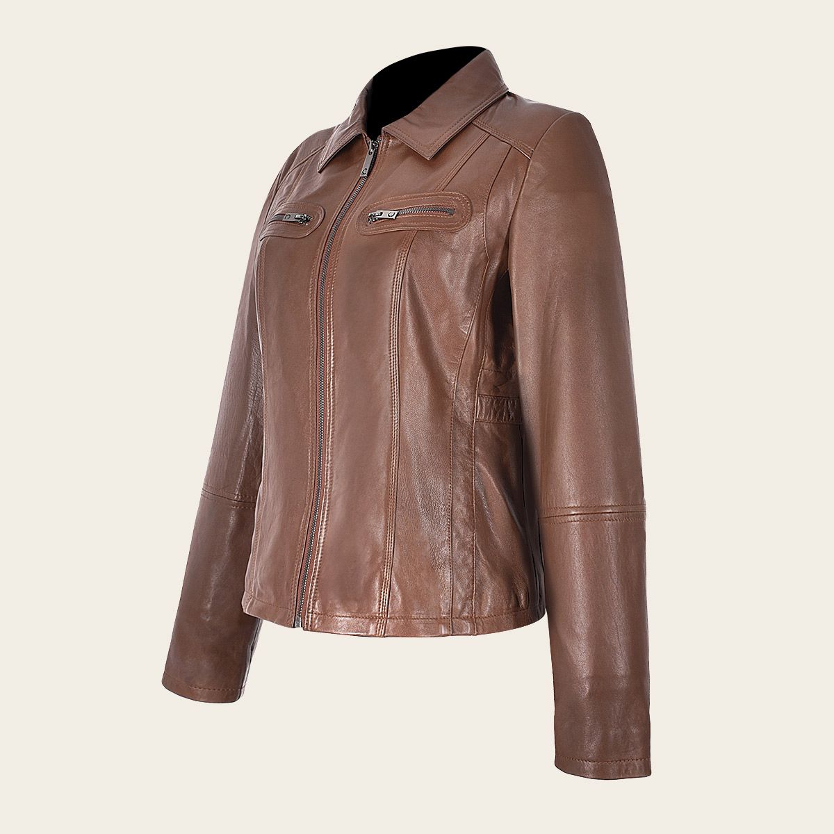 MCMP004 - Cuadra honey western leather jacket for women-Kuet.us - Cuadra Boots - Western Cowboy, Casual Fashion and Dress Boots