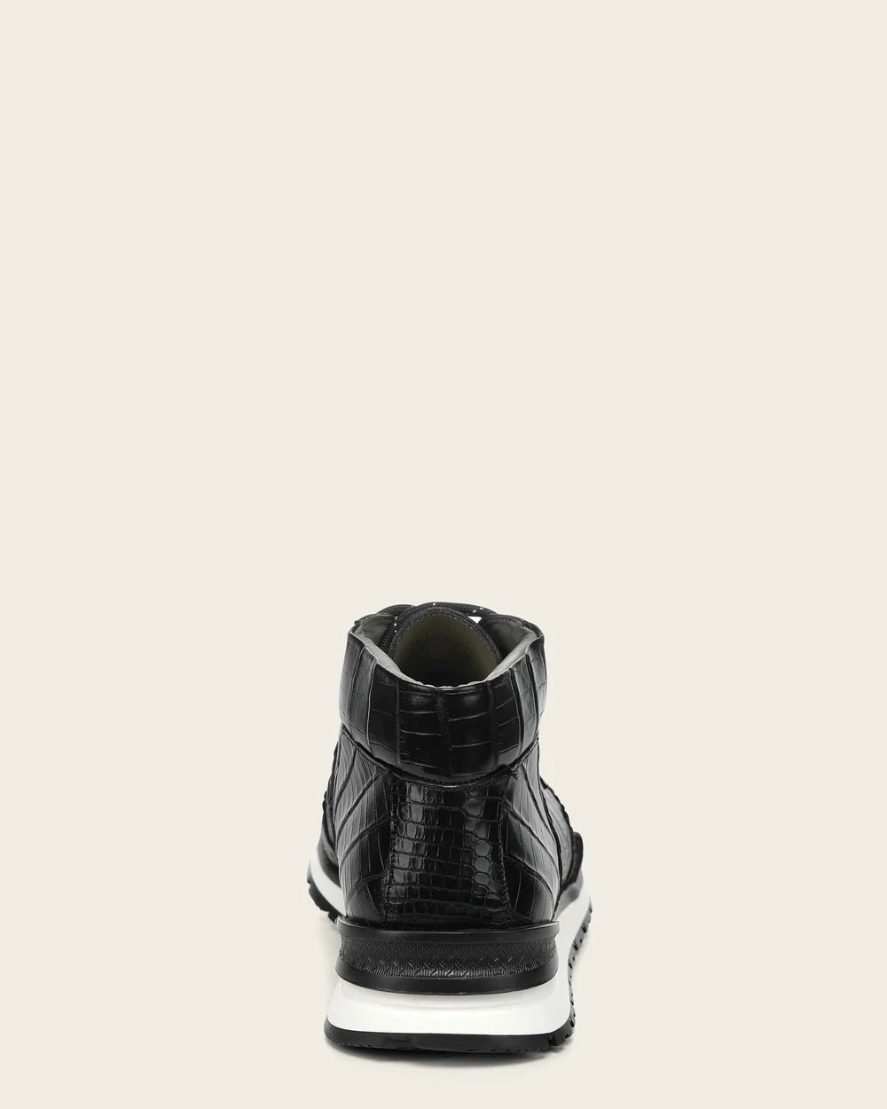 N02LPLP - Cuadra Black Genuine Alligator Leather Sneaker Boots for Men