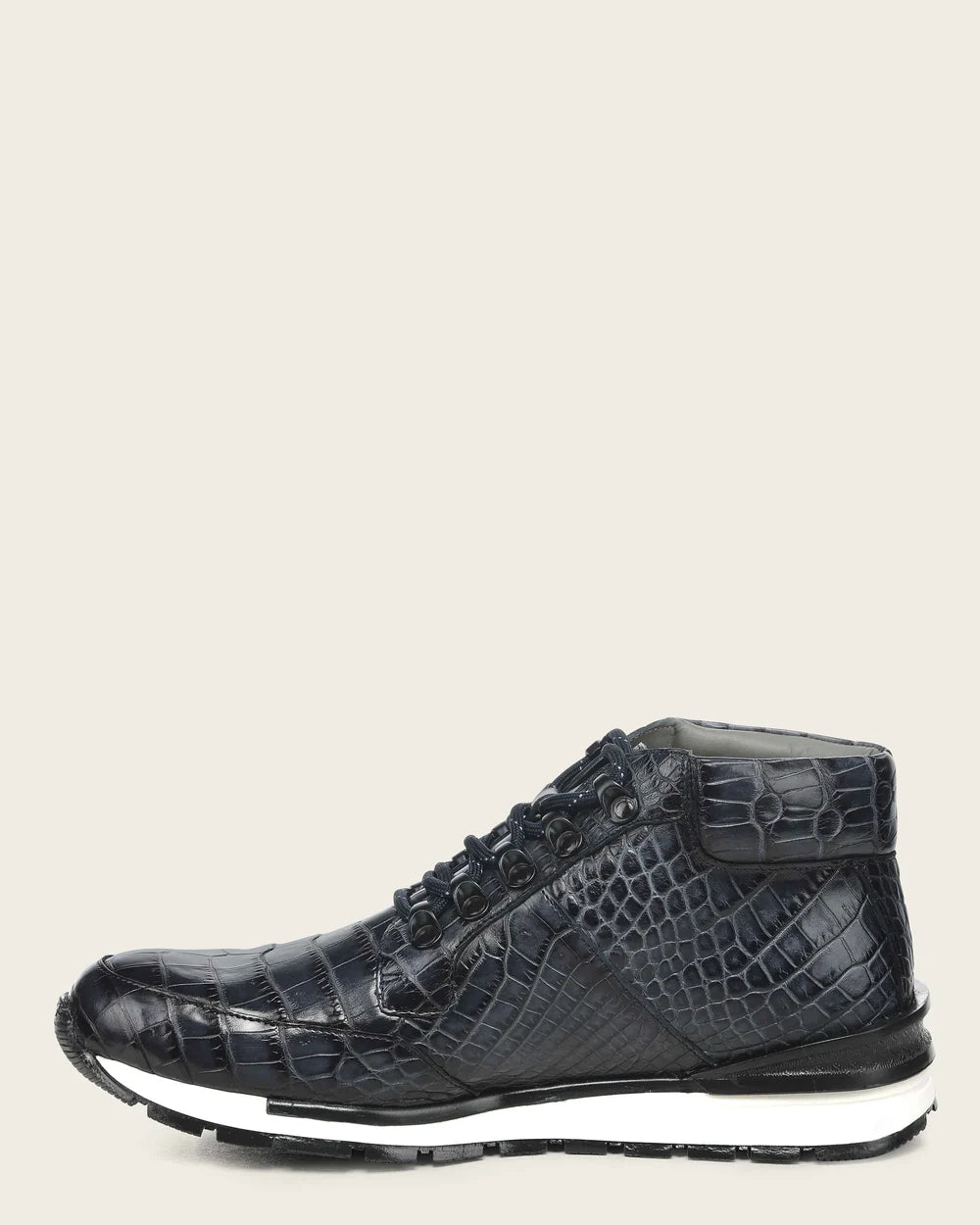 N02LPLP - Cuadra Blue Genuine Alligator Leather Sneaker Boots for Men
