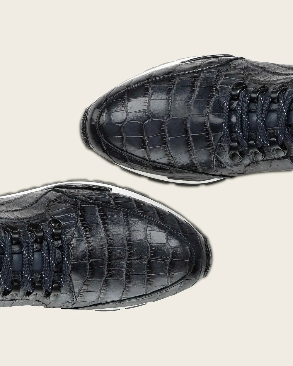 N02LPLP - Cuadra Blue Genuine Alligator Leather Sneaker Boots for Men