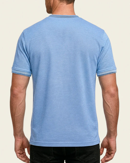 PL0965C - Cuadra Denim Casual Fashion Cotton Tee Shirt for Men