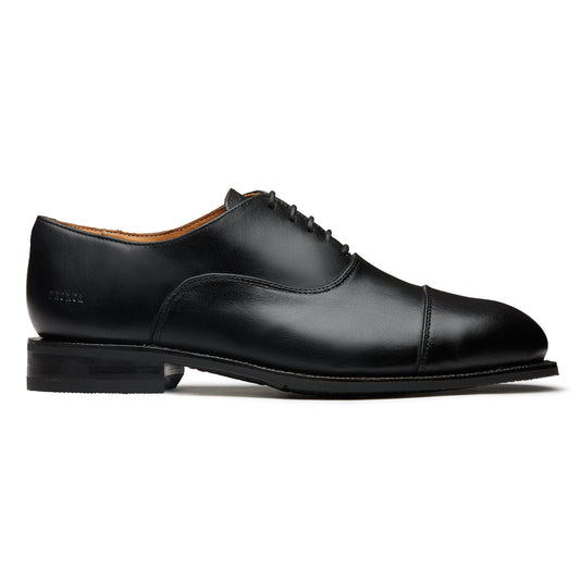 Proxon - Black Calfskin Leather Steel Toe Safety Dress Oxford for Men ASTM F2413