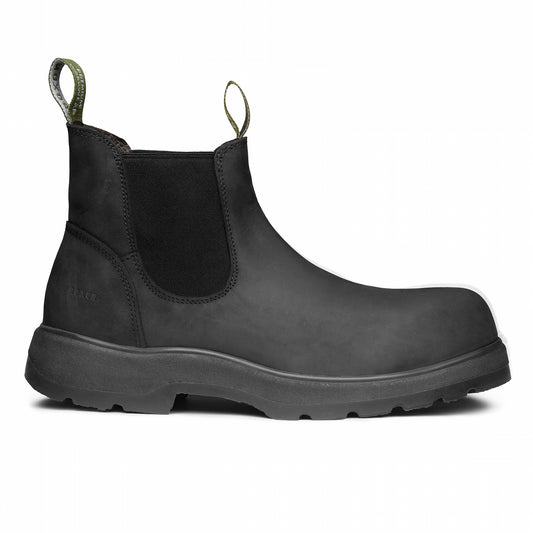 Proxon - Black Lightweight Leather Composite Toe Work Chelsea Boots for Men