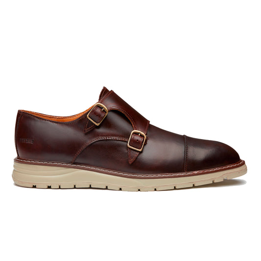 Proxon - Brown Steel Toe Monk Strap Dress Shoes Shoes for Men (ASTM F2413)