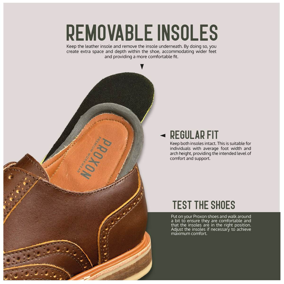 Proxon - Brown Steel Toe Puncture Resistant Chelsea Boots for Men