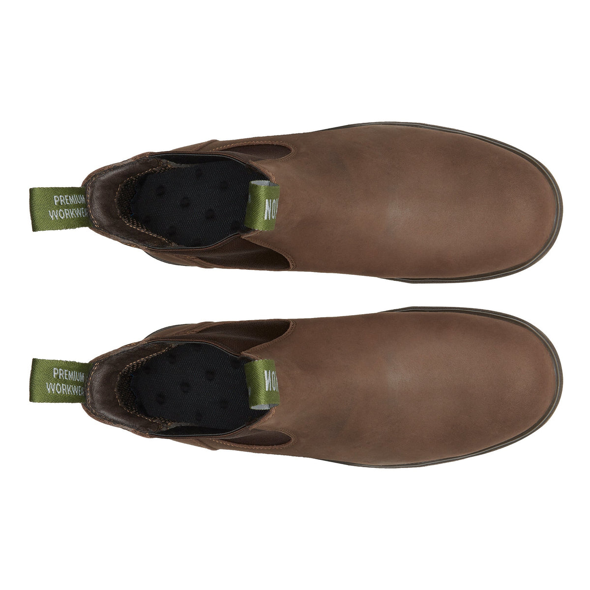 Proxon - Brown Suede Composite Toe Chelsea Boots for Men (ASTM F2413)