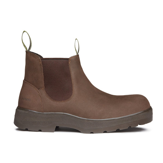 Proxon - Brown Suede Composite Toe Chelsea Boots for Men (ASTM F2413)