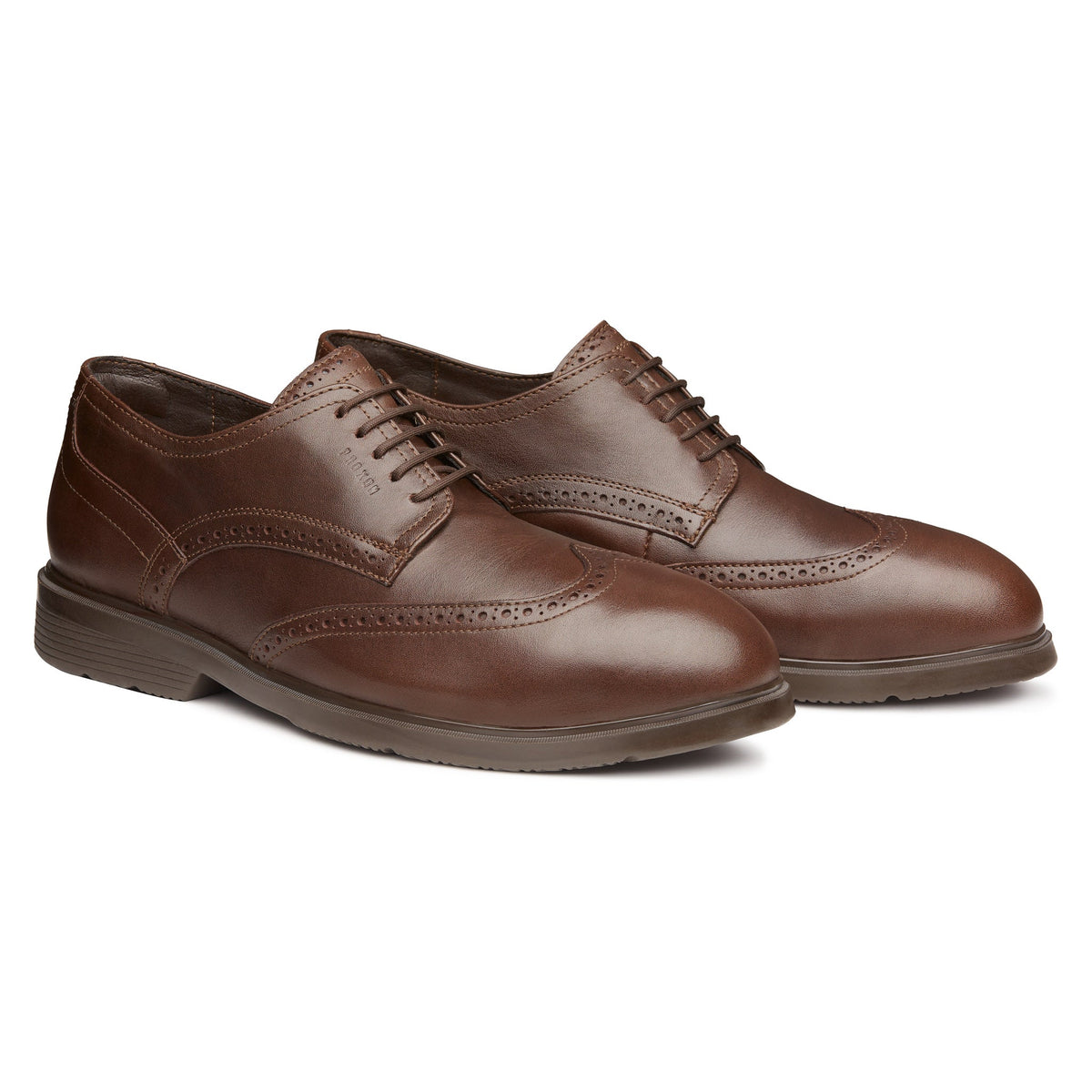Proxon - Chocolate Comfortable Steel Toe Dress Derby Shoes for Men