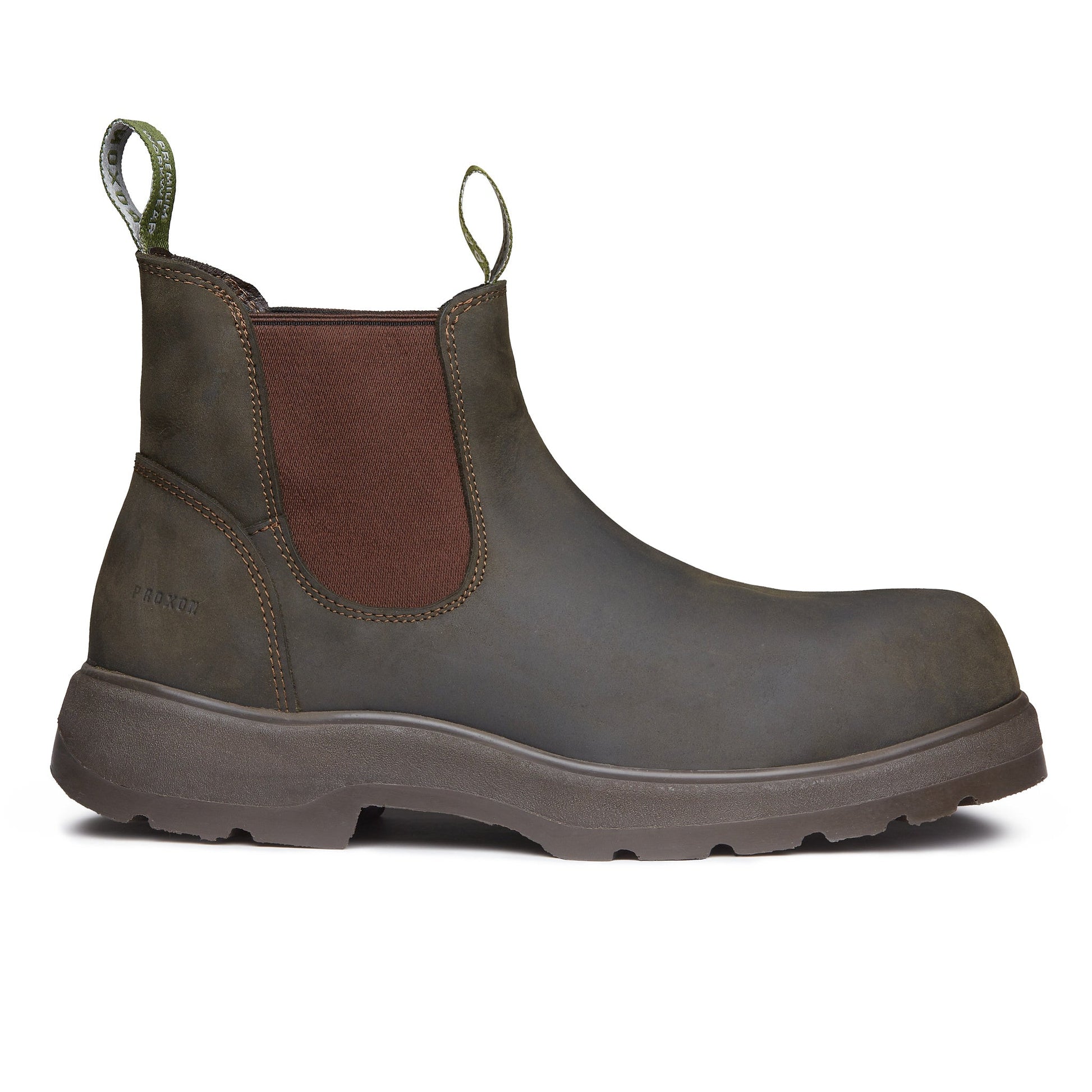 Proxon - Dark Olive Work Composite Toe Chelsea Boots for Men