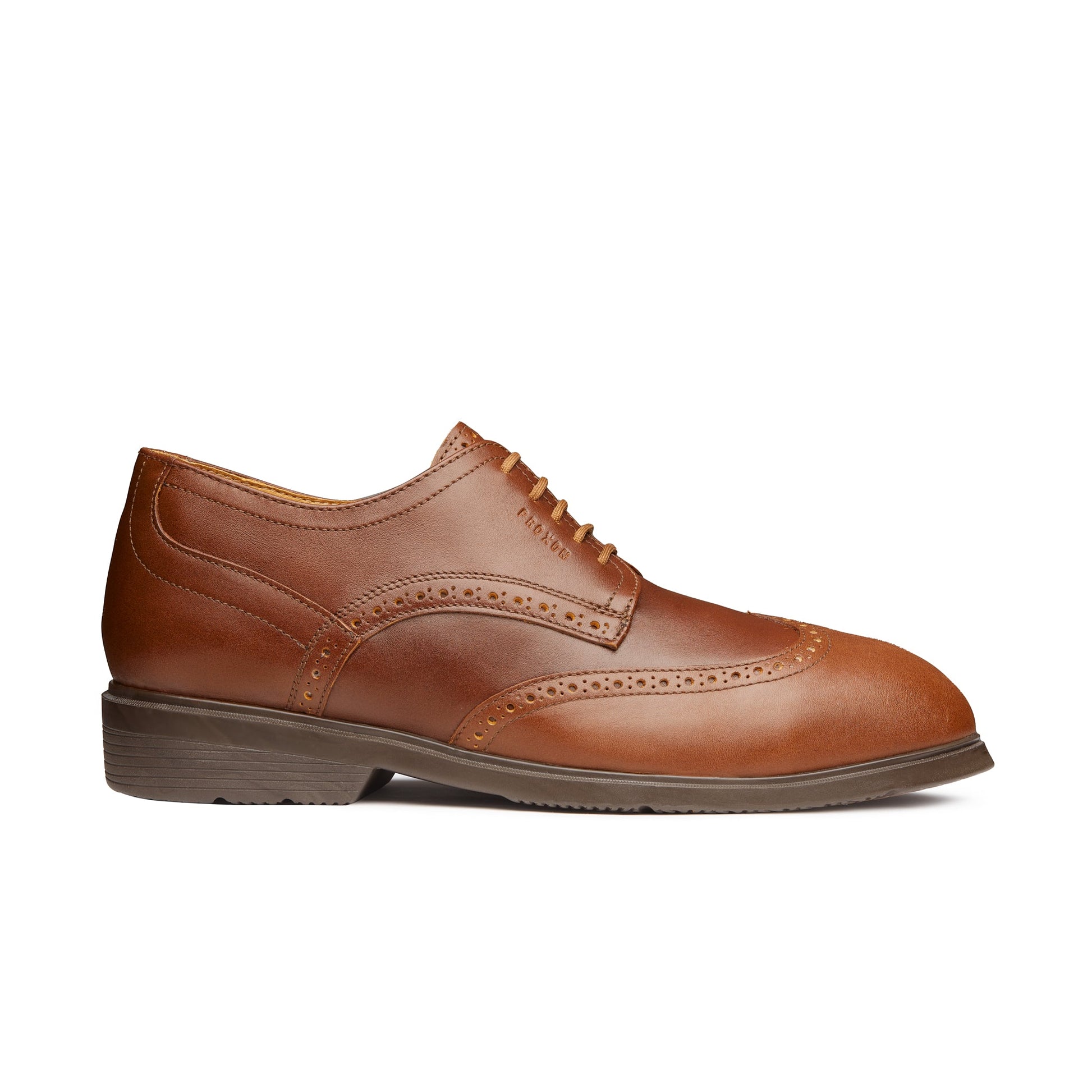 STEEL TOE OXFORD WORK SHOE CAPTAIN AMBER 9.5