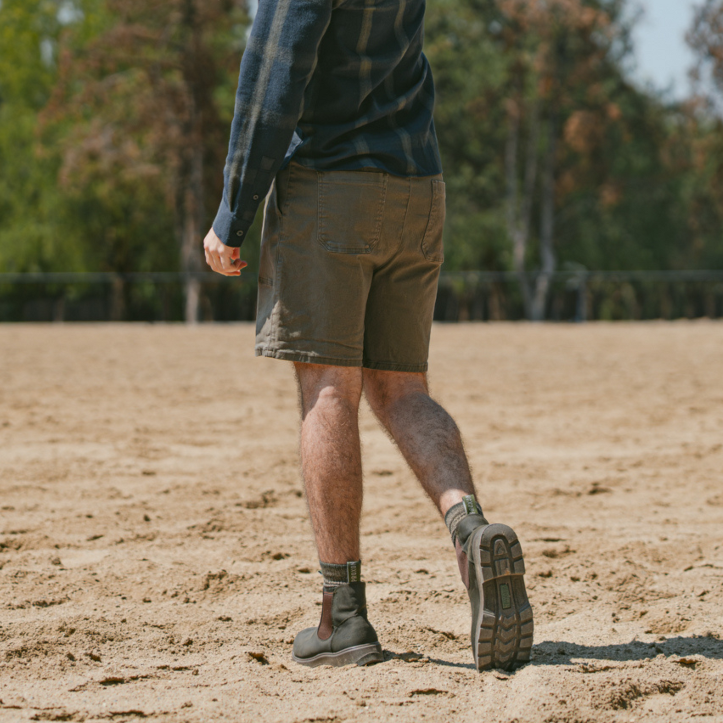Proxon - Olive Soft Toe Suede Leather Work Chelsea Boots for Men