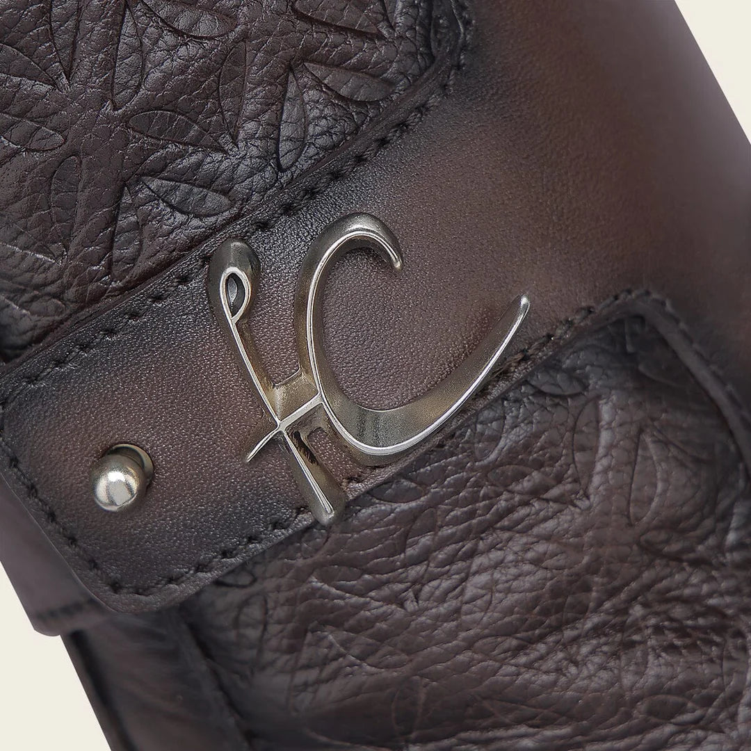 T40VNRS - Cuadra brown western cowgirl cowhide leather boots for women