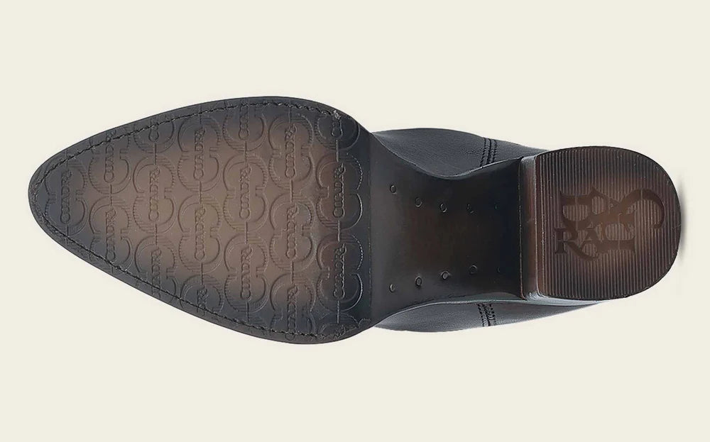 4Q18RS - Cuadra chocolate western cowgirl cowhide leather boots for women