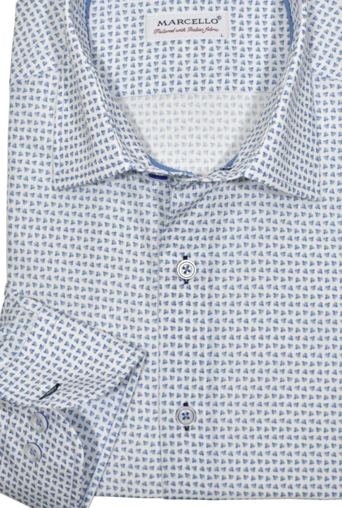 CMW7633 - Cuadra navy casual fashion cotton shirt for men-Kuet.us