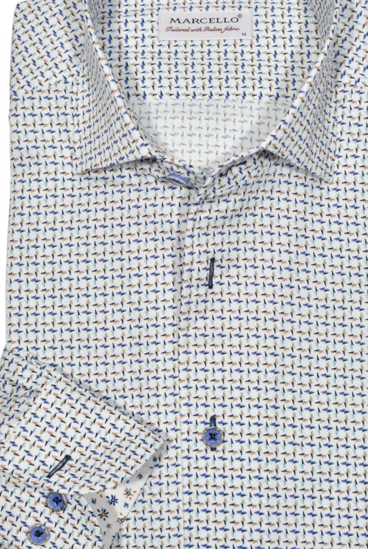 CMW848R - Cuadra multi casual fashion cotton shirt for men