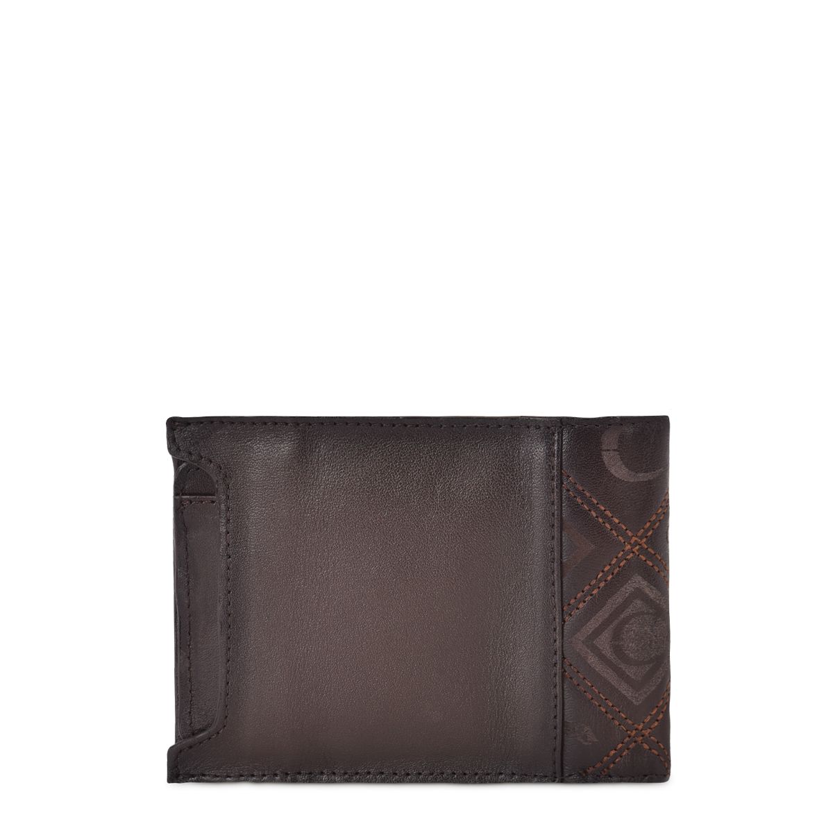 B3018RS - Cuadra brown casual fashion calfskin leather bi fold wallet for men-CUADRA-Kuet-Cuadra-Boots
