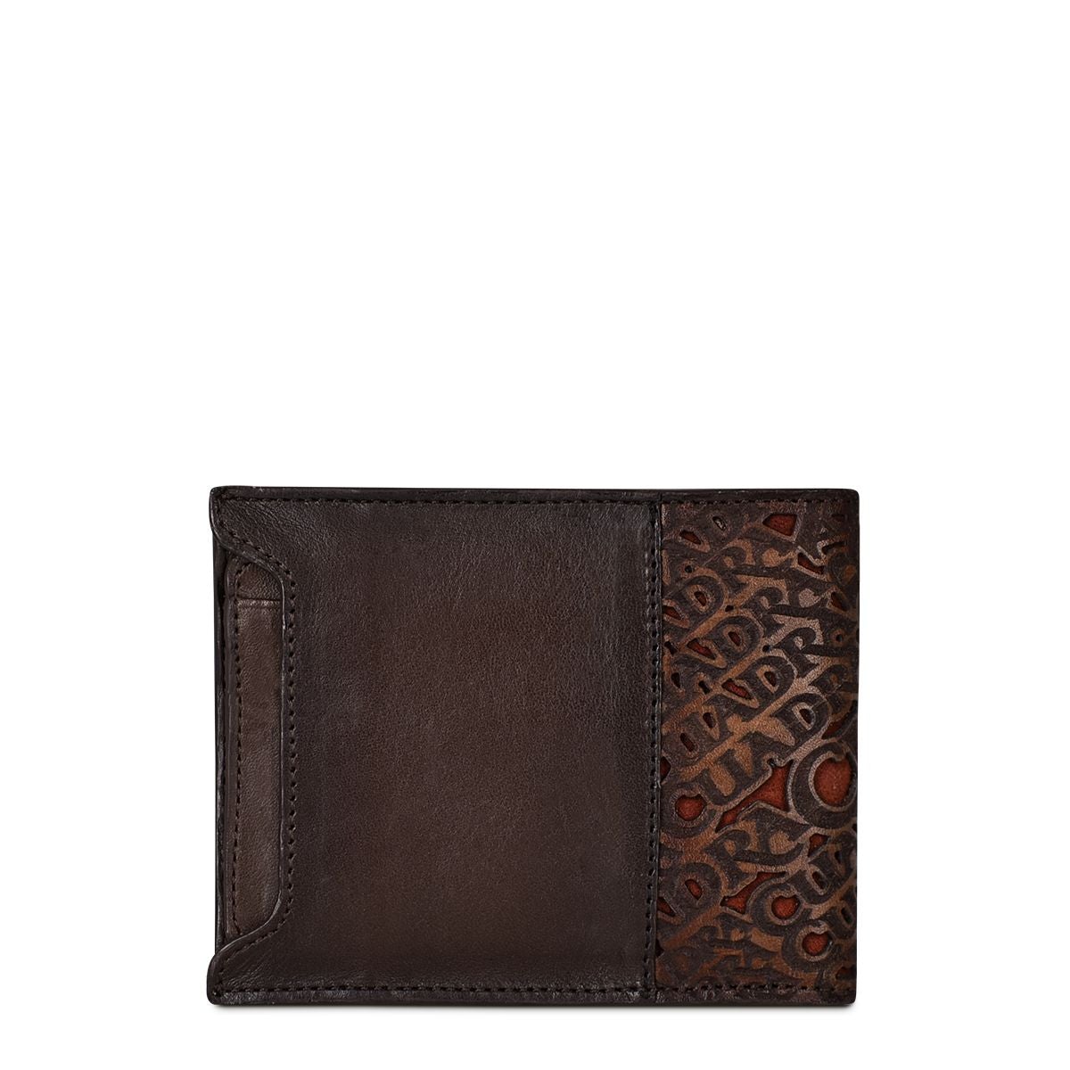 B3033LT - Cuadra brown casual fashion lizard leather bi fold wallet for men-CUADRA-Kuet-Cuadra-Boots