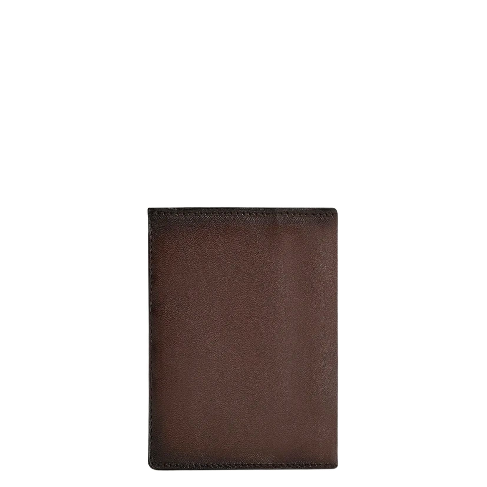 BC003NL - Cuadra Brown Classic Niloticus Exotic Bifold Wallet for Men.