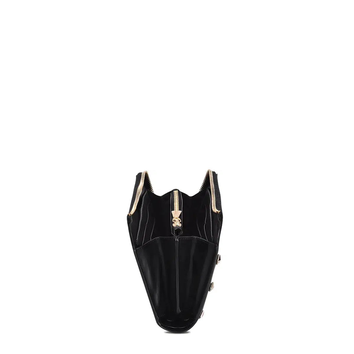 BD224MA - Cuadra black fashion stingray bifold wallet for women-Kuet.us