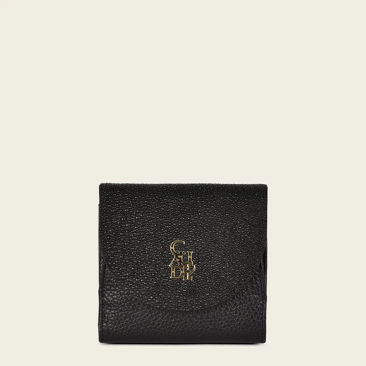 BD234MA - Cuadra Black Casual Fashion Bifold Wallet Clutch for Woman