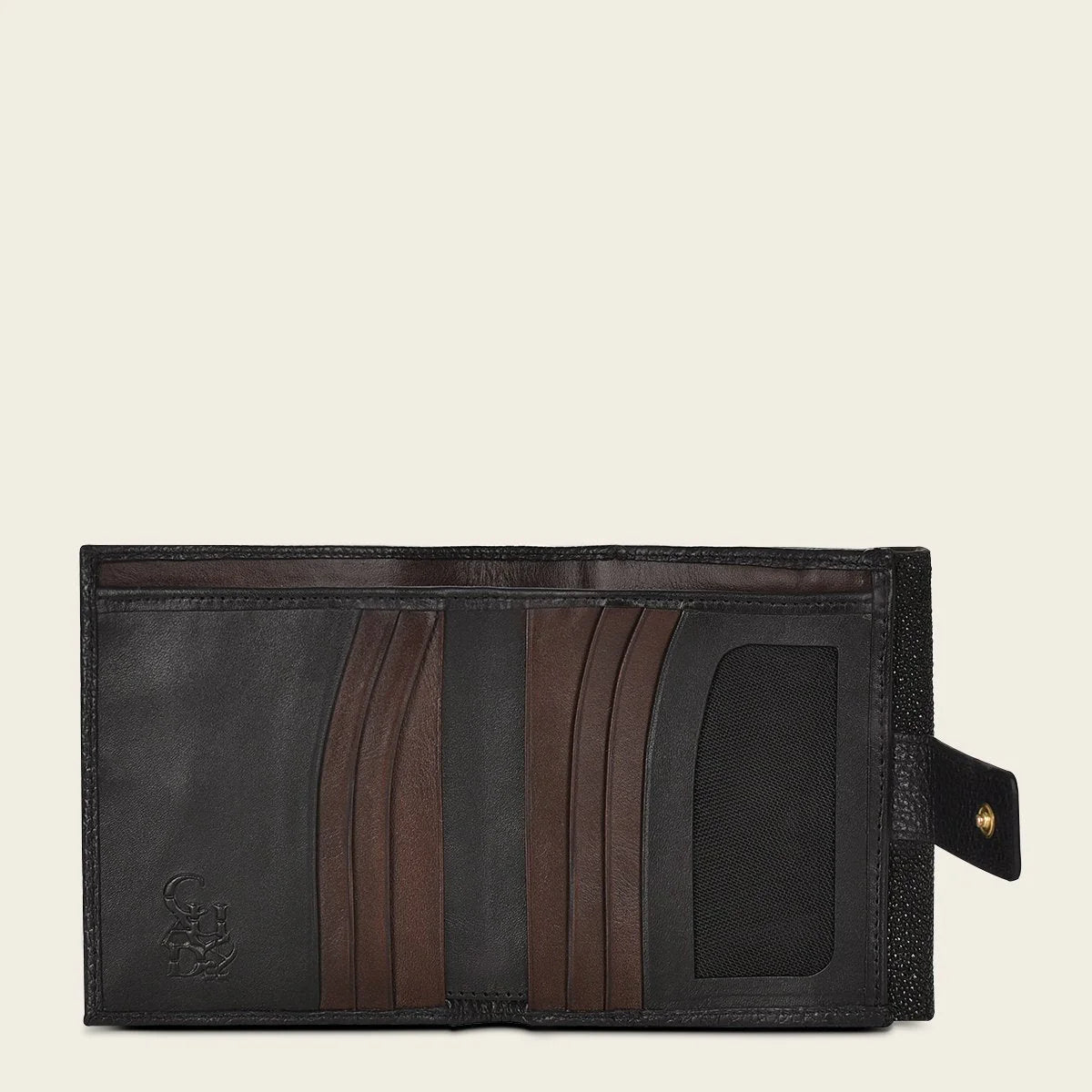 BD234MA - Cuadra Black Casual Fashion Bifold Wallet Clutch for Woman