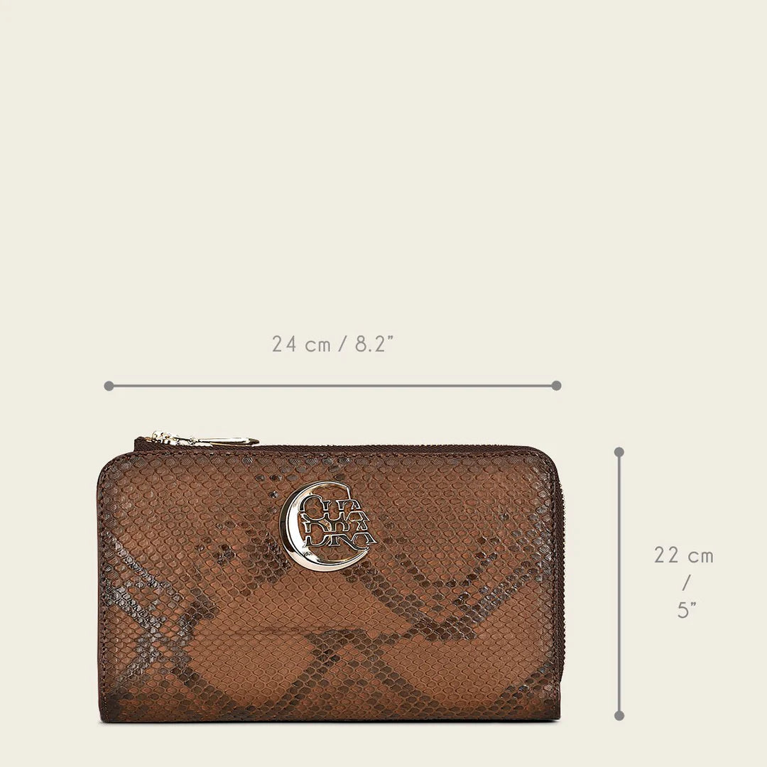 BD235PI - Cuadra Black Casual Fashion Bifold Wallet Clutch for Woman