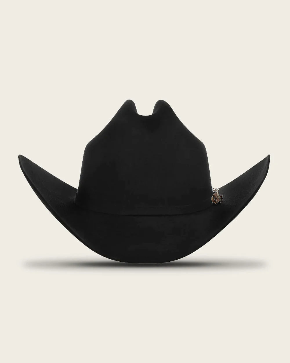 S02034P - Cuadra 50X Black Beaver Fur Hat with Fish Leather
