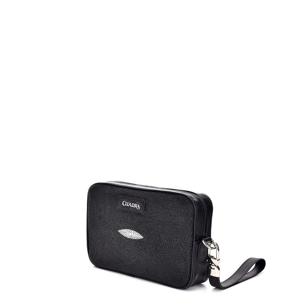 BO321MA - Cuadra black fashion stingray purse handbag for women / men-Kuet.us