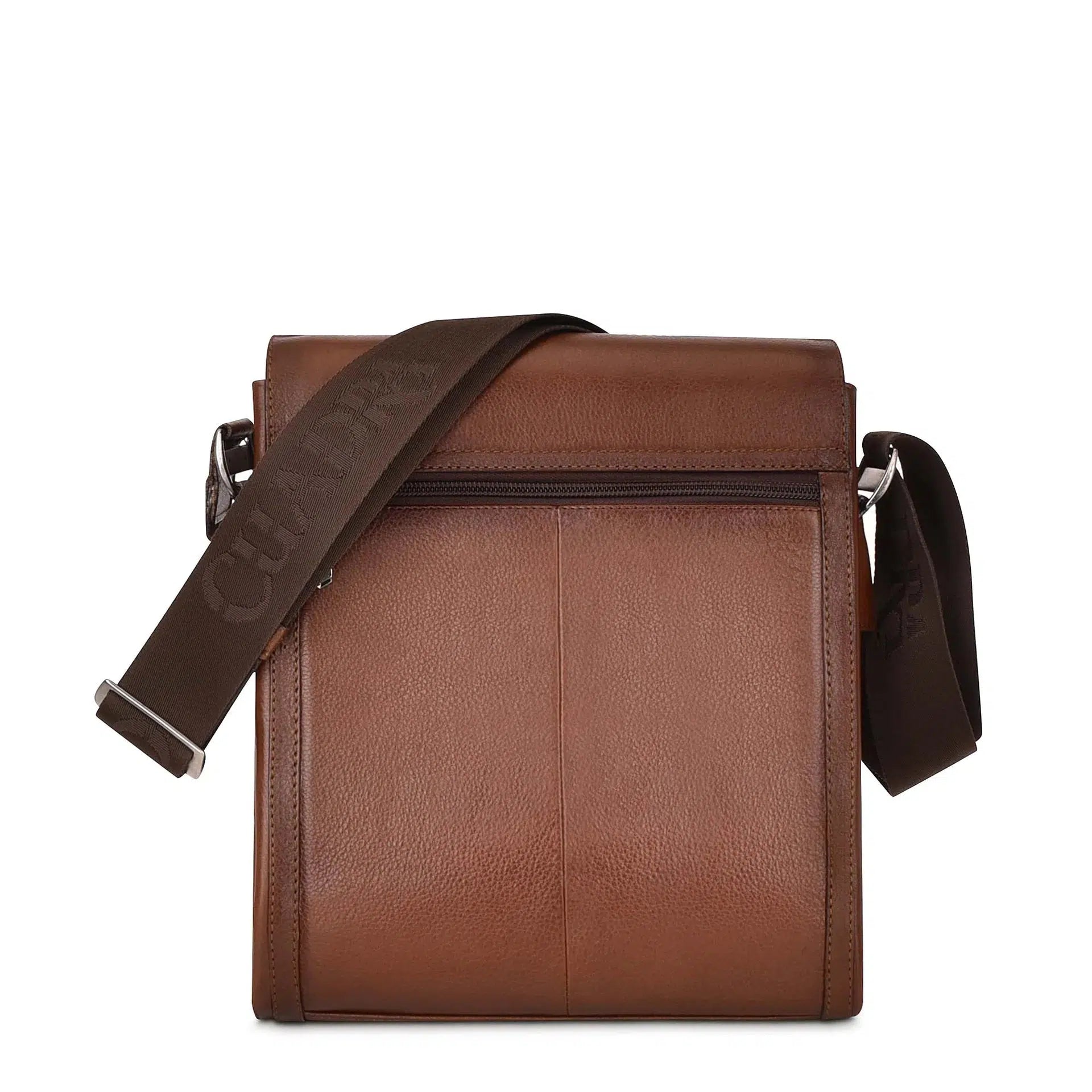 Bolsa Cruzada Zara Leather Hombre Marrones Y Bolso Cruzado ZARA De