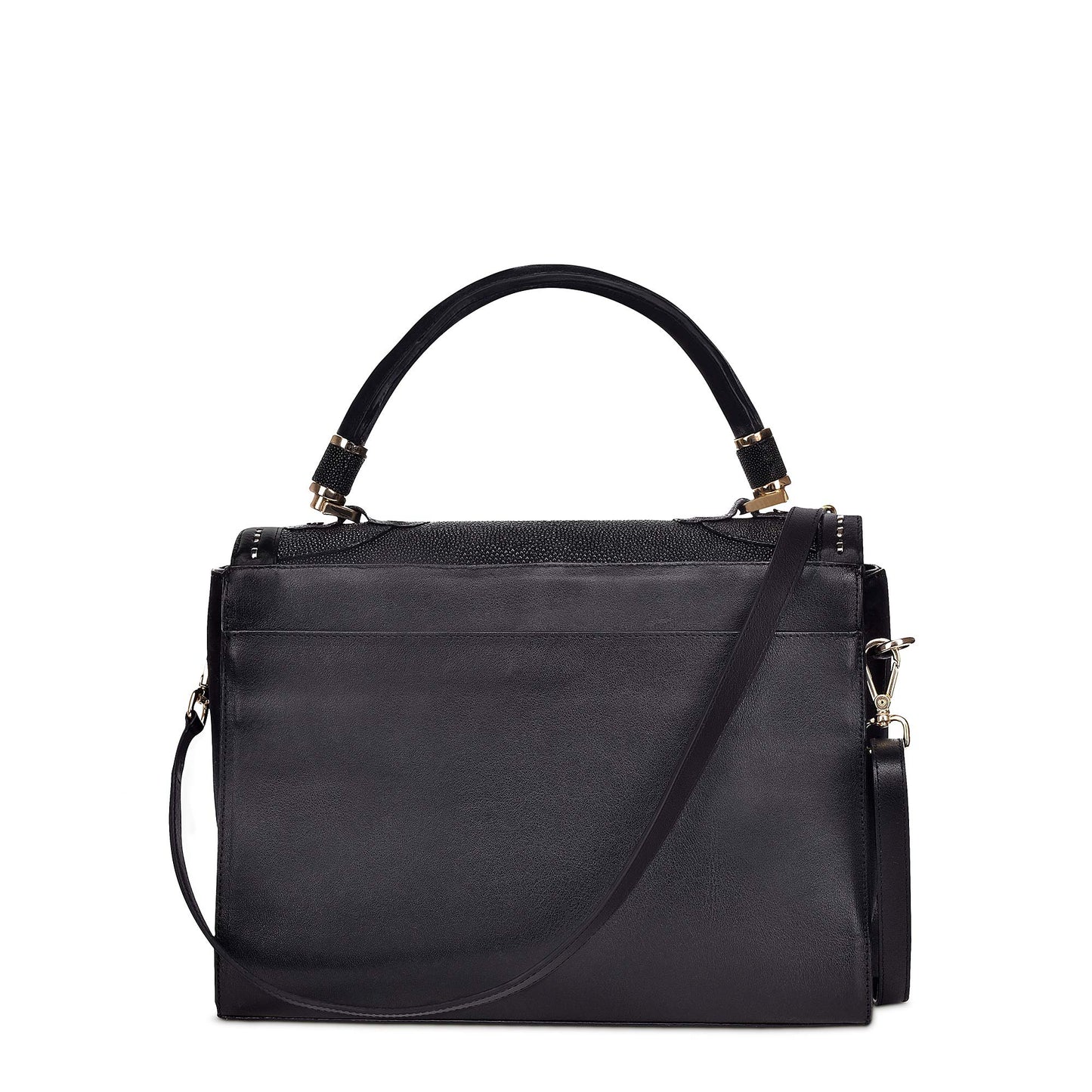 BO376MA - Cuadra black fashion stingray leather ladies purse handbag for women-CUADRA-Kuet-Cuadra-Boots