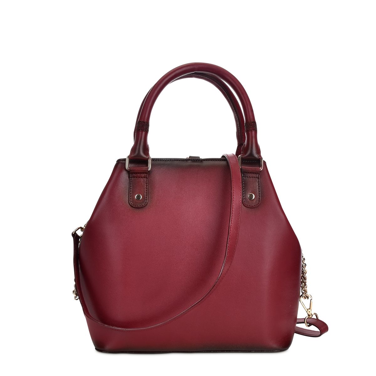 BO399MA - Cuadra wine fashion leather folding canvas purse handbag for women-CUADRA-Kuet-Cuadra-Boots