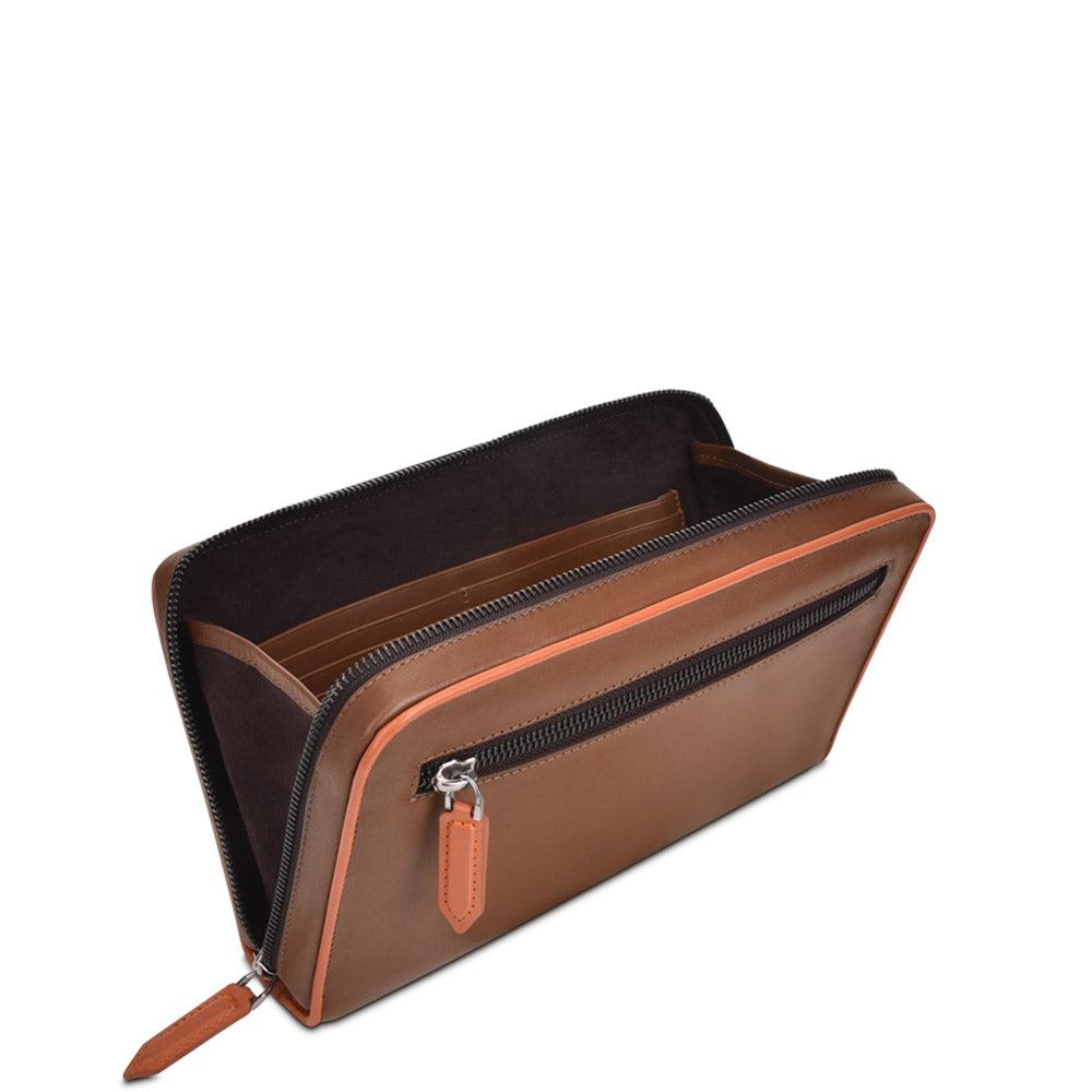 BO431AL - Cuadra desert brown fashion python wallet clutch for men / women-Kuet.us