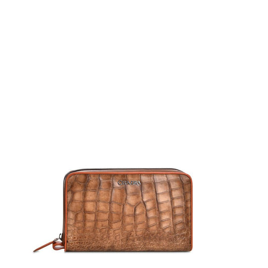 BO431AL - Cuadra desert brown fashion python wallet clutch for men / women-Kuet.us