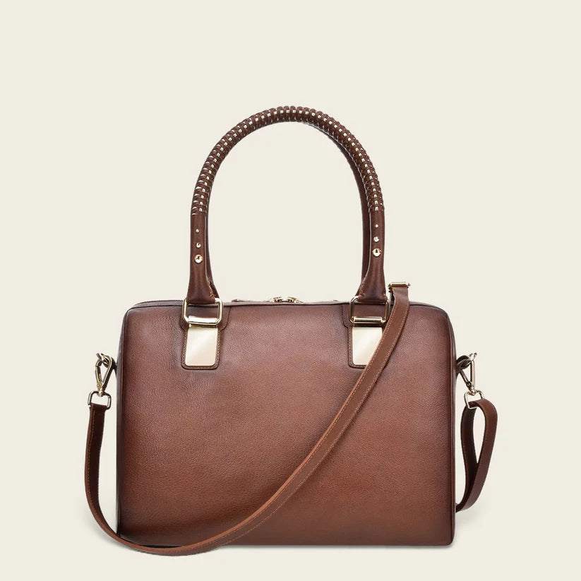 BO439RS - White Cuadra Trendy Leather Ladies Purse Handbag for Women
