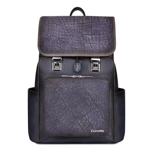 BO444EL - Cuadra dusty navy fashion elephant backpack for men or women-Kuet.us
