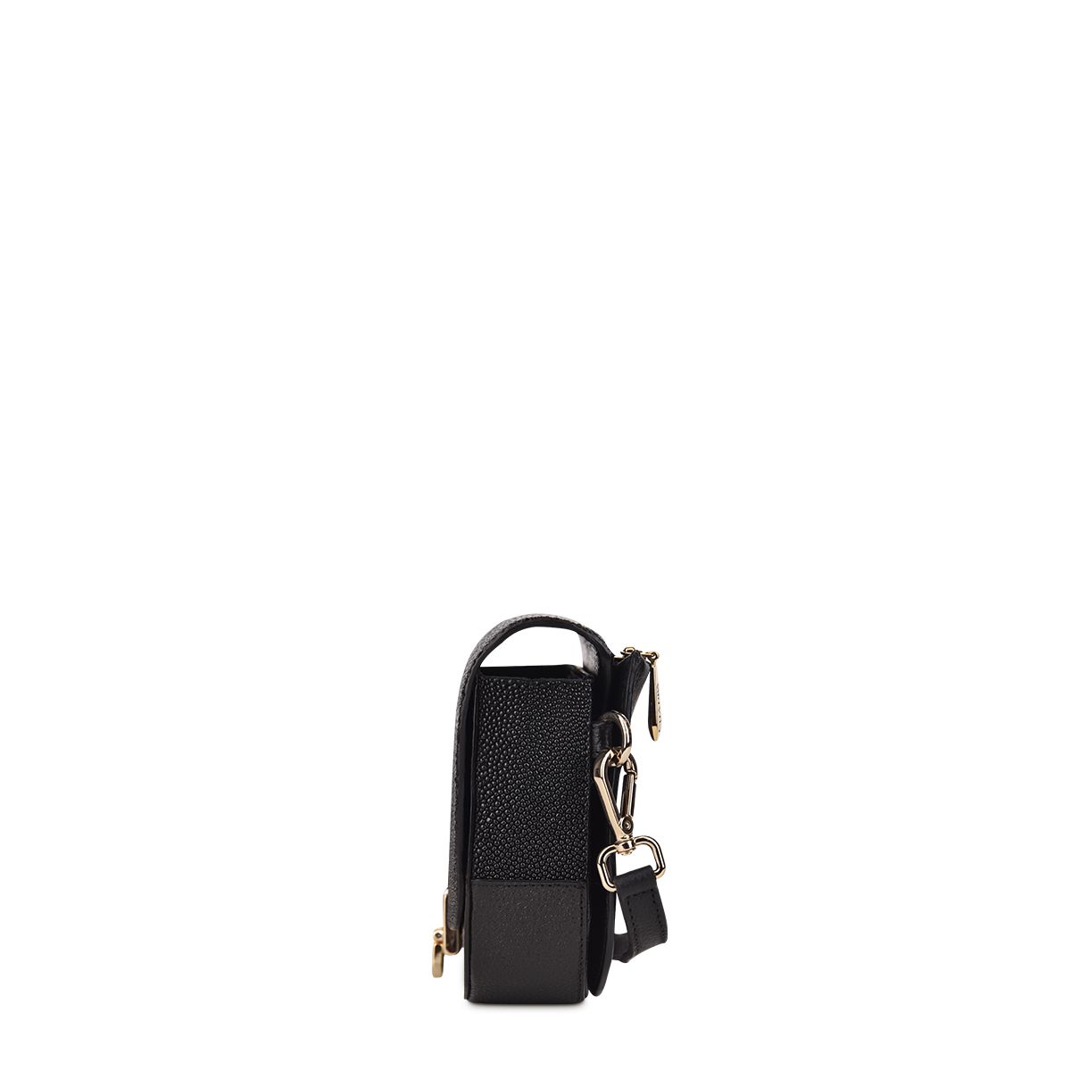BO459MA - Cuadra black fashion stingray mini crossbody bag for women-CUADRA-Kuet-Cuadra-Boots