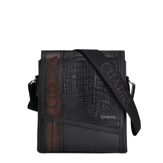 BOC03FL - Cuadra black casual fuscus crossbody messenger bag for men / women-Kuet.us