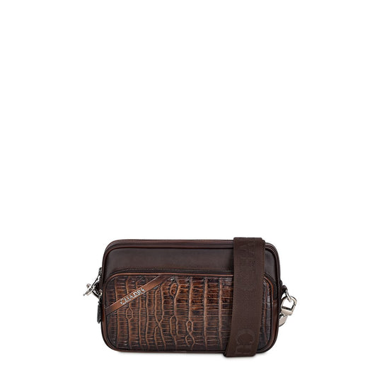 BOC04MO - Cuadra brown casual fashion moreleti chest chutch bag for men.-Kuet.us