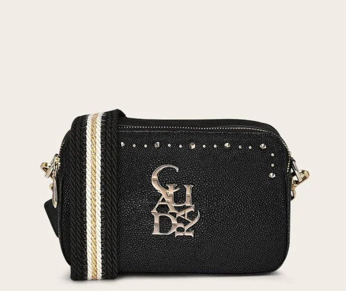 BOD0GMA - Cuadra black fashion stingray bag for women-Kuet.us
