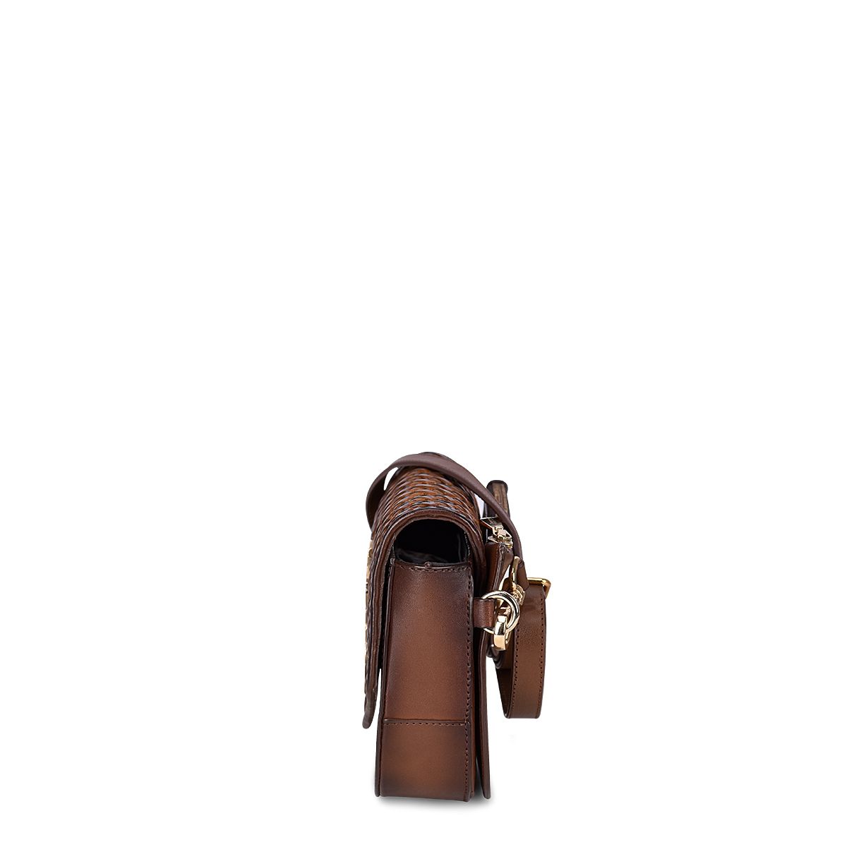 BOD24RS - Cuadra brown fashion leather mini crossbody bag for women-Kuet.us