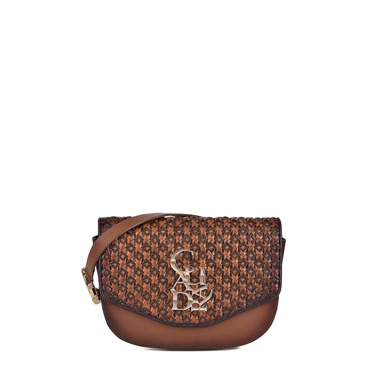 BOD24RS - Cuadra brown fashion leather mini crossbody bag for women-Kuet.us