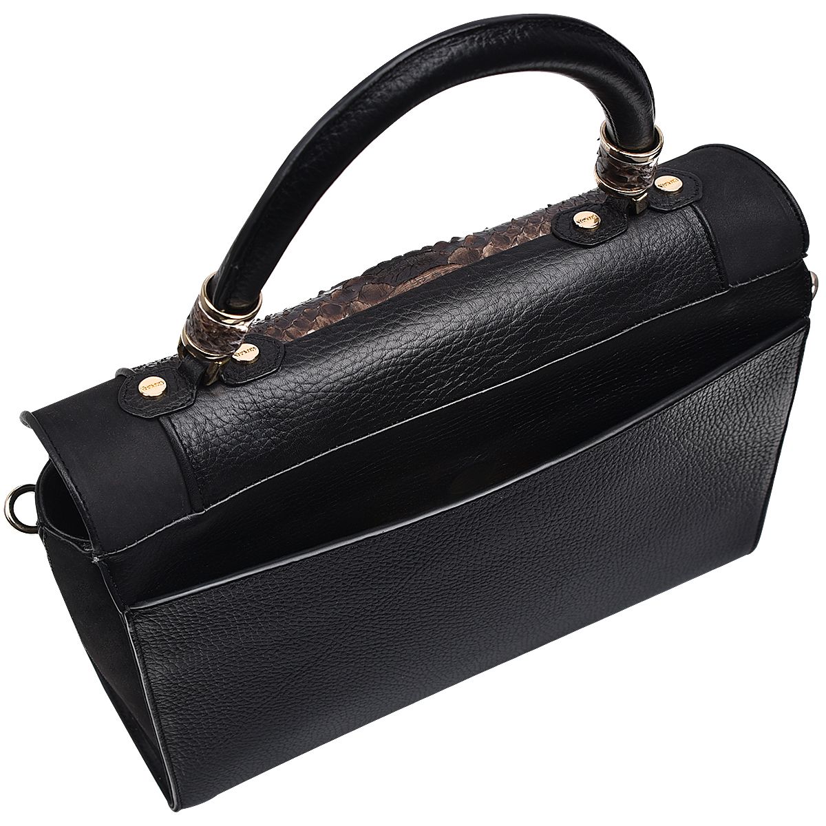 BOD33PI - Cuadra brown dress fashion python handbag for women-Kuet.us