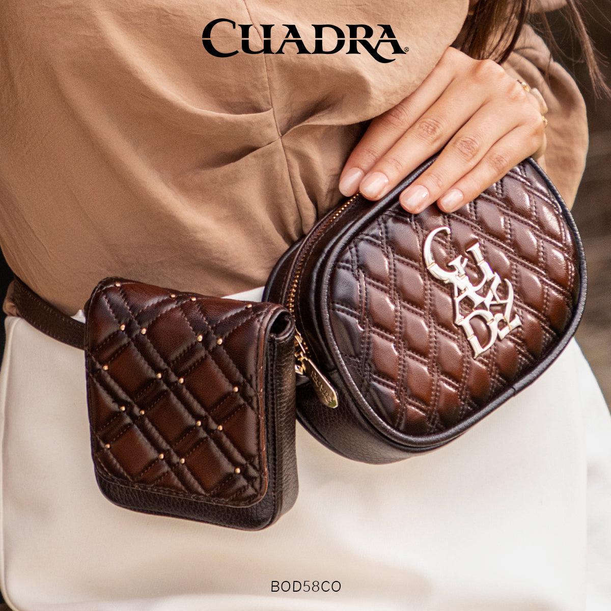 BOD58CO - Cuadra brown western casual leather beef crossbody bag for women.-CUADRA-Kuet-Cuadra-Boots