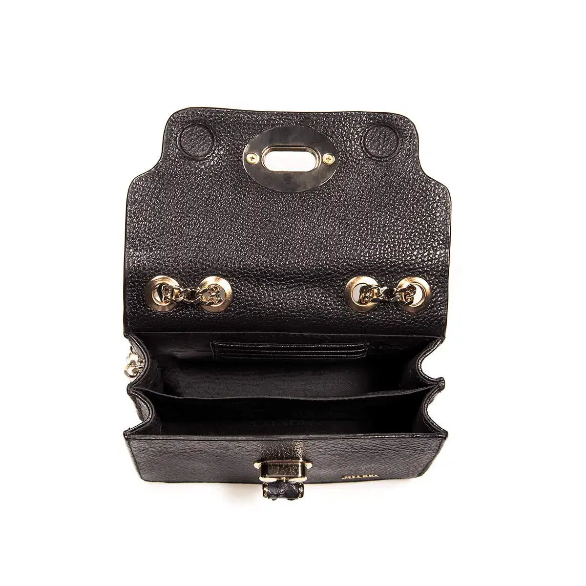 BOD59PI - Cuadra black western casual leather python shoulder bag for women.-Kuet.us