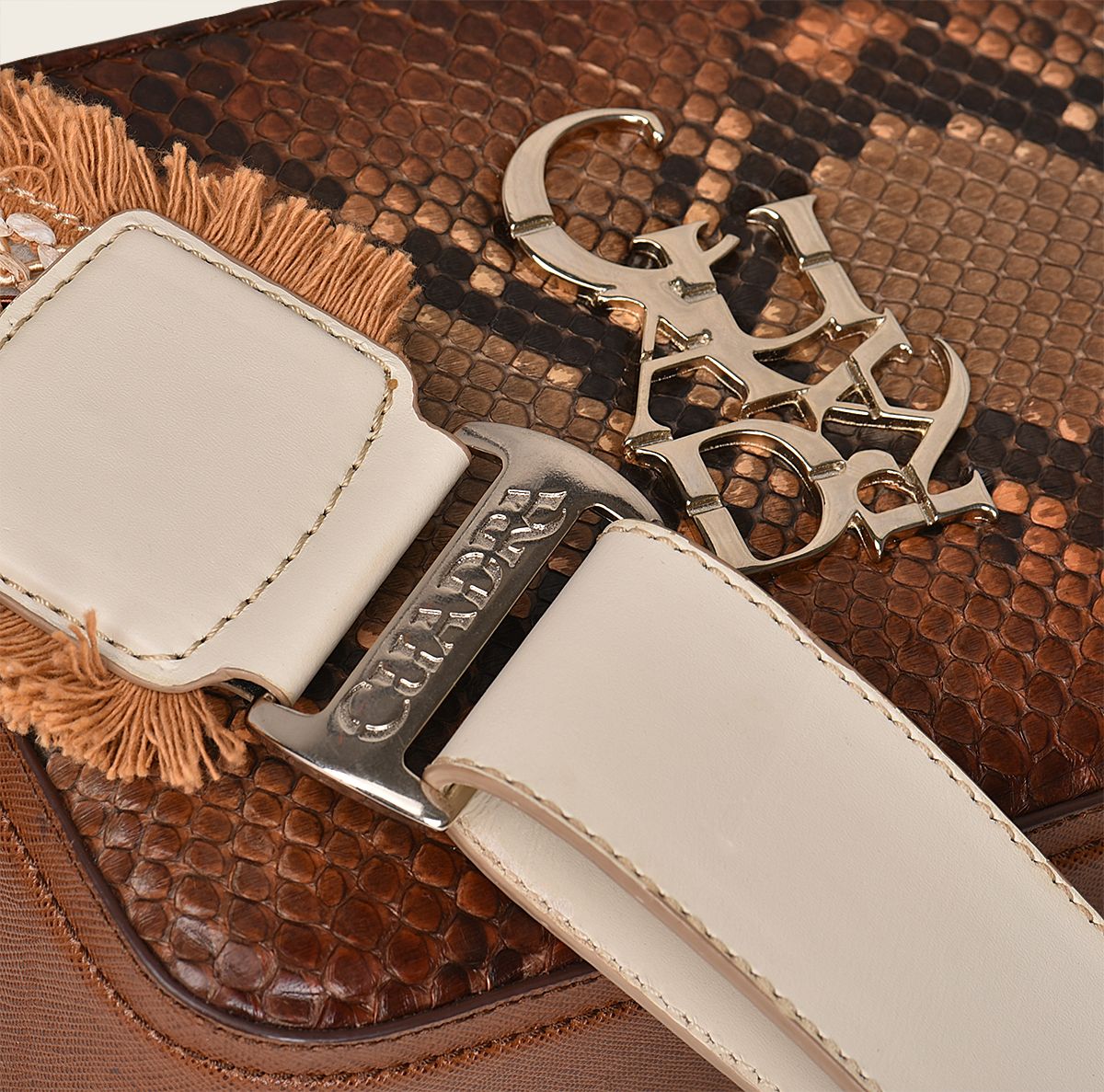 BOD90PI - Cuadra honey dress fashion python handbag for women-CUADRA-Kuet-Cuadra-Boots