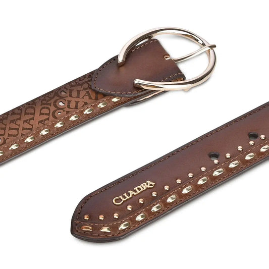 CD997RS - Cuadra maple casual fashion leather belt for women-Kuet.us