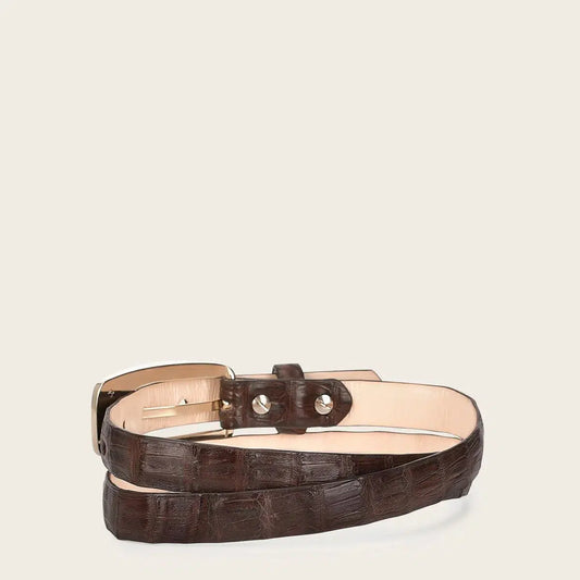 CDA21FC - Cuadra brown casual belt for woman-Kuet.us